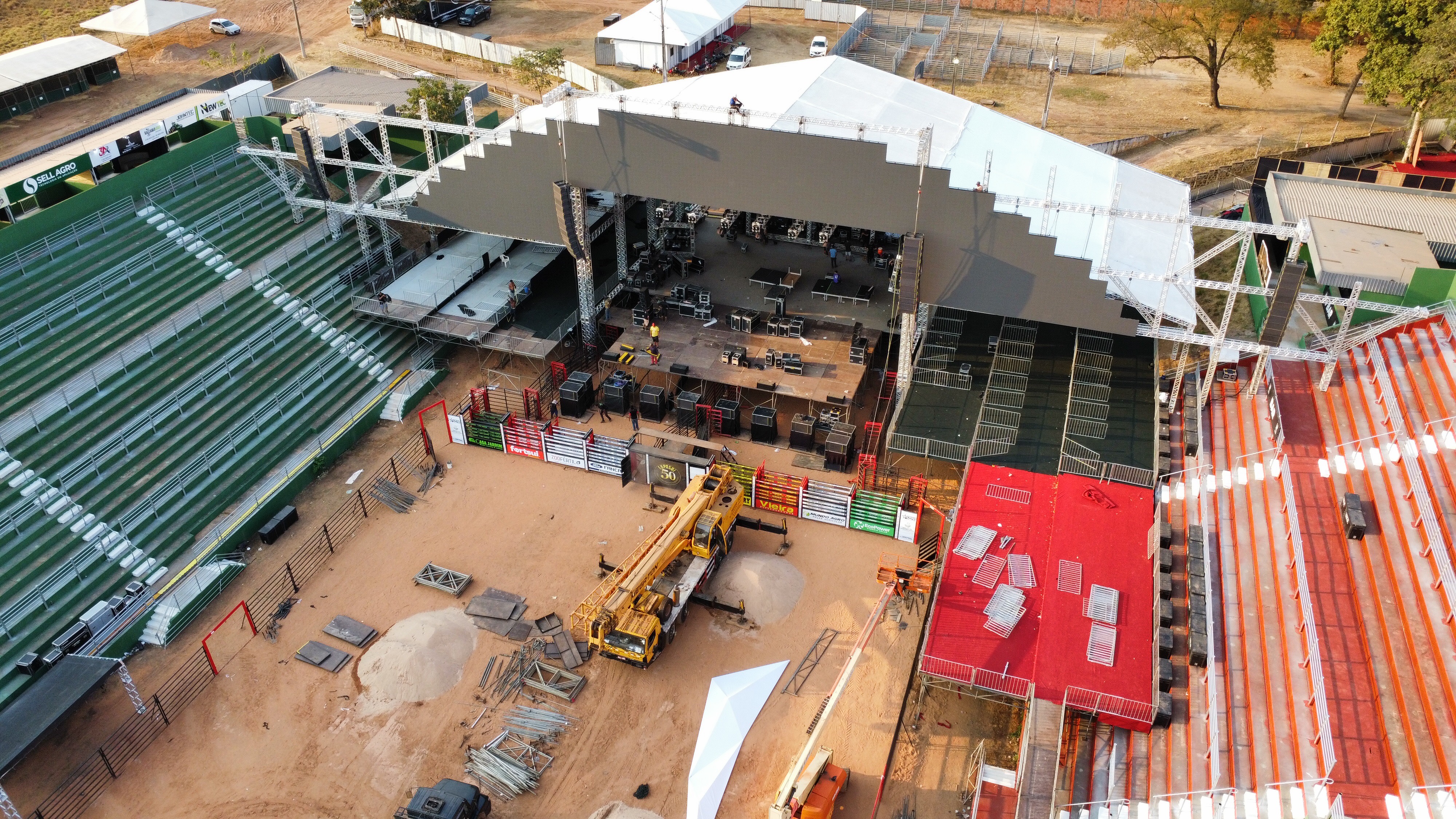 Últimos Preparativos para a Exposul 50 Anos em Rondonópolis