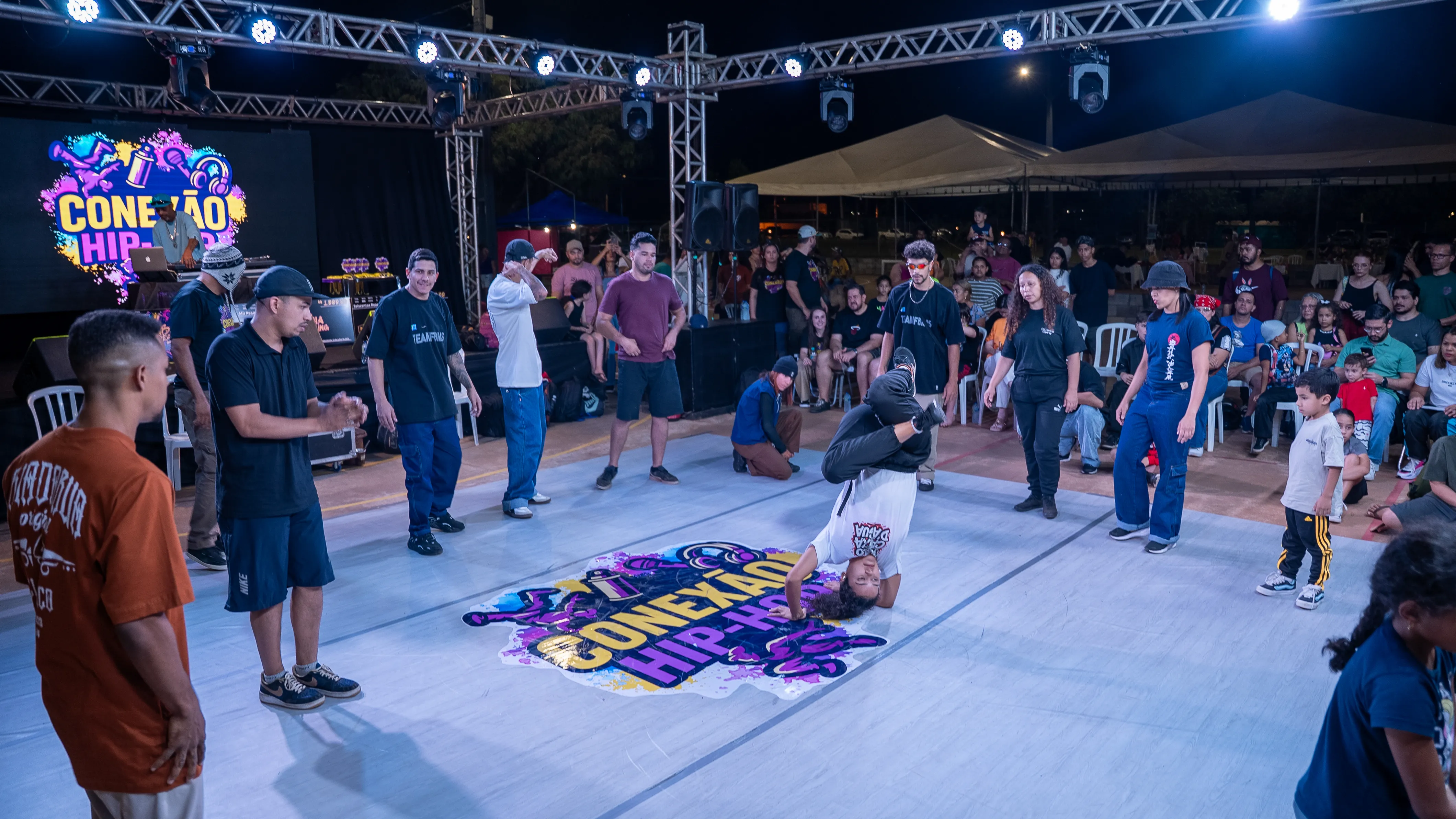 Conexão Hip Hop agita Rondonópolis com arte e expressão na Praça Pôr do Sol